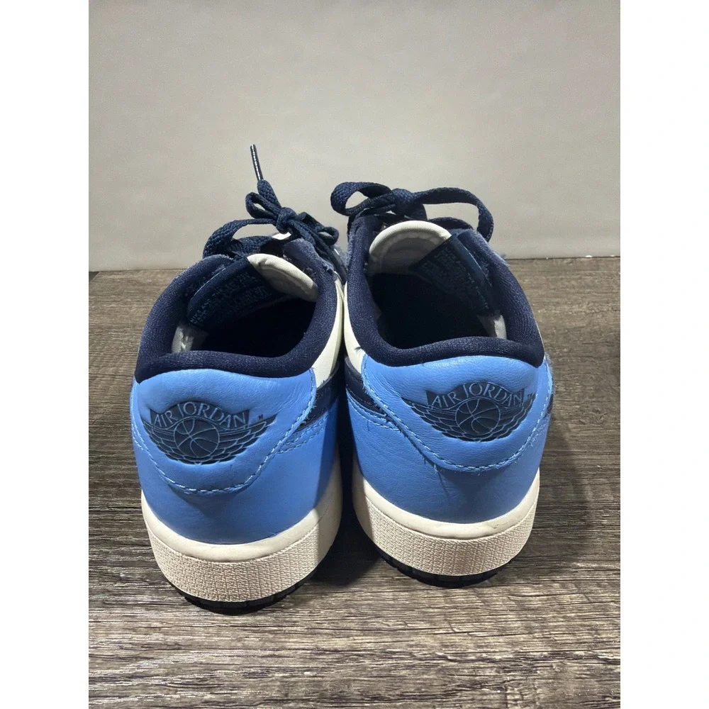 Nike Air Jordan Low Kids 4.5Y Blue White Dark Marina Blue Retro GUC
